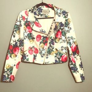 Darling Floral Moto Jacket